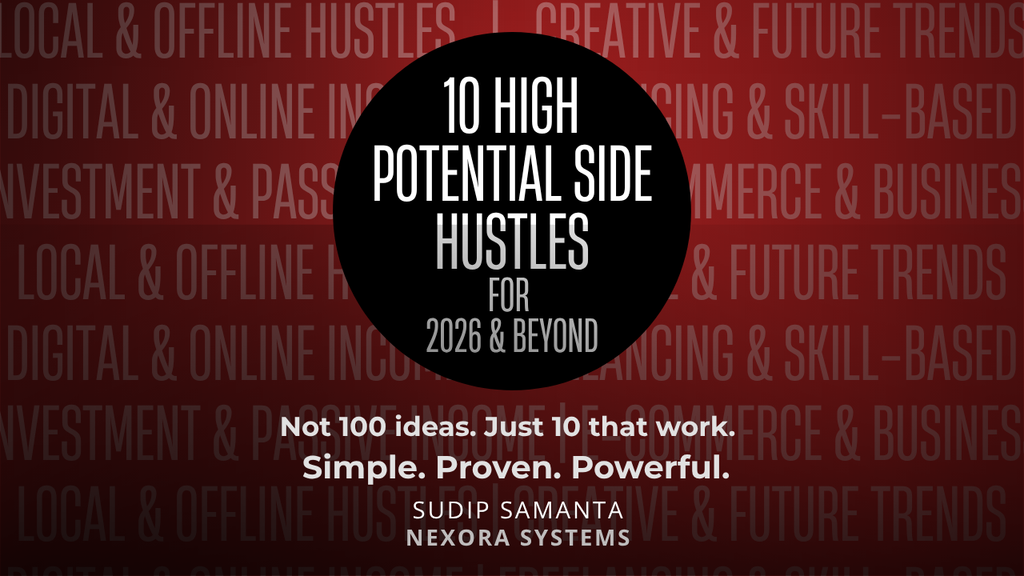 🔥 10 High Potential Side Hustles for 2026 & Beyond — AI Income Blueprint for Passive Wealth & Digital Freedom