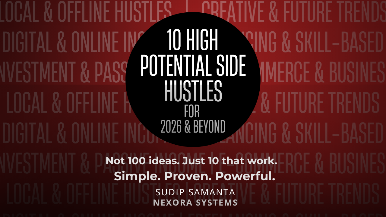 🔥 10 High Potential Side Hustles for 2026 & Beyond — AI Income Blueprint for Passive Wealth & Digital Freedom
