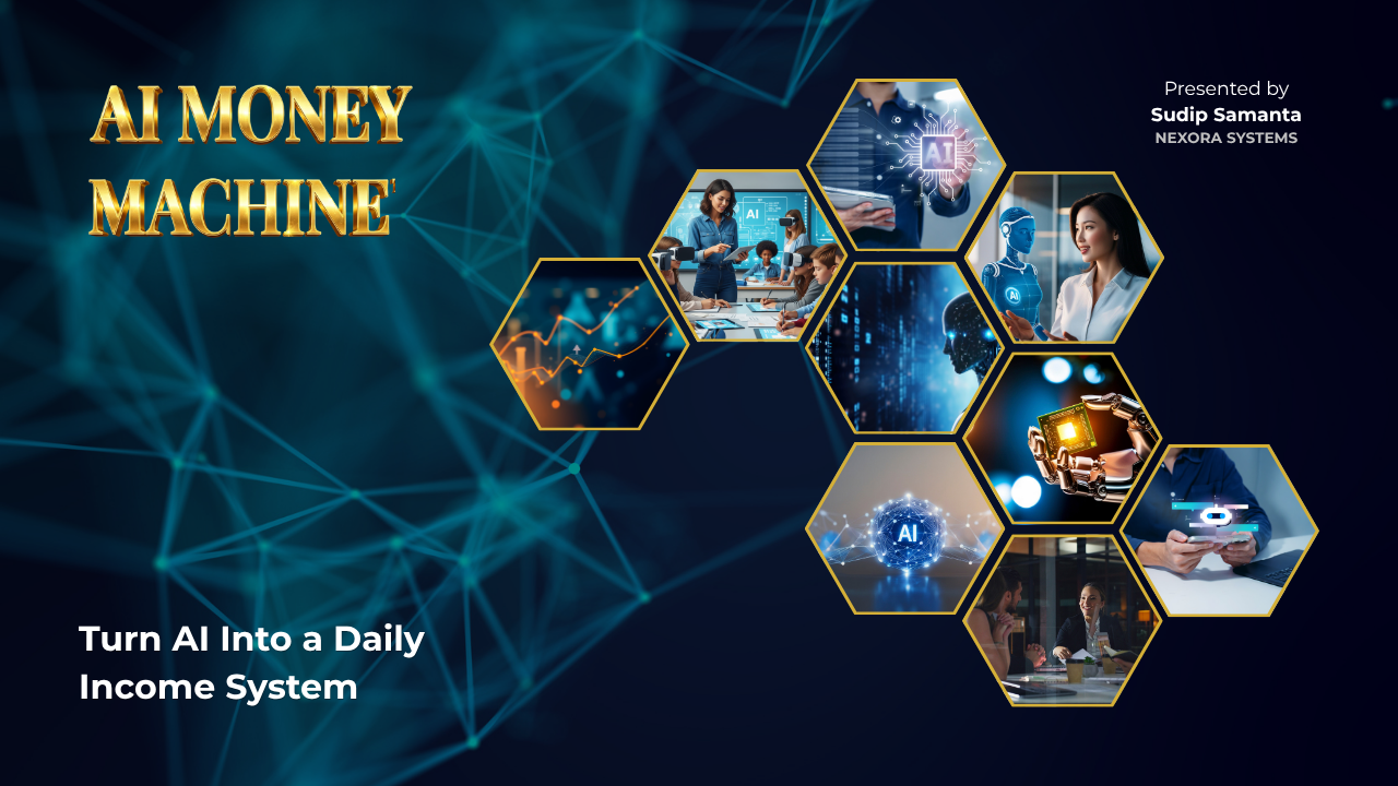 AI Money Machine: Beginner's Daily Income System — ChatGPT, Canva & AI Side Hustle Guide (PDF)