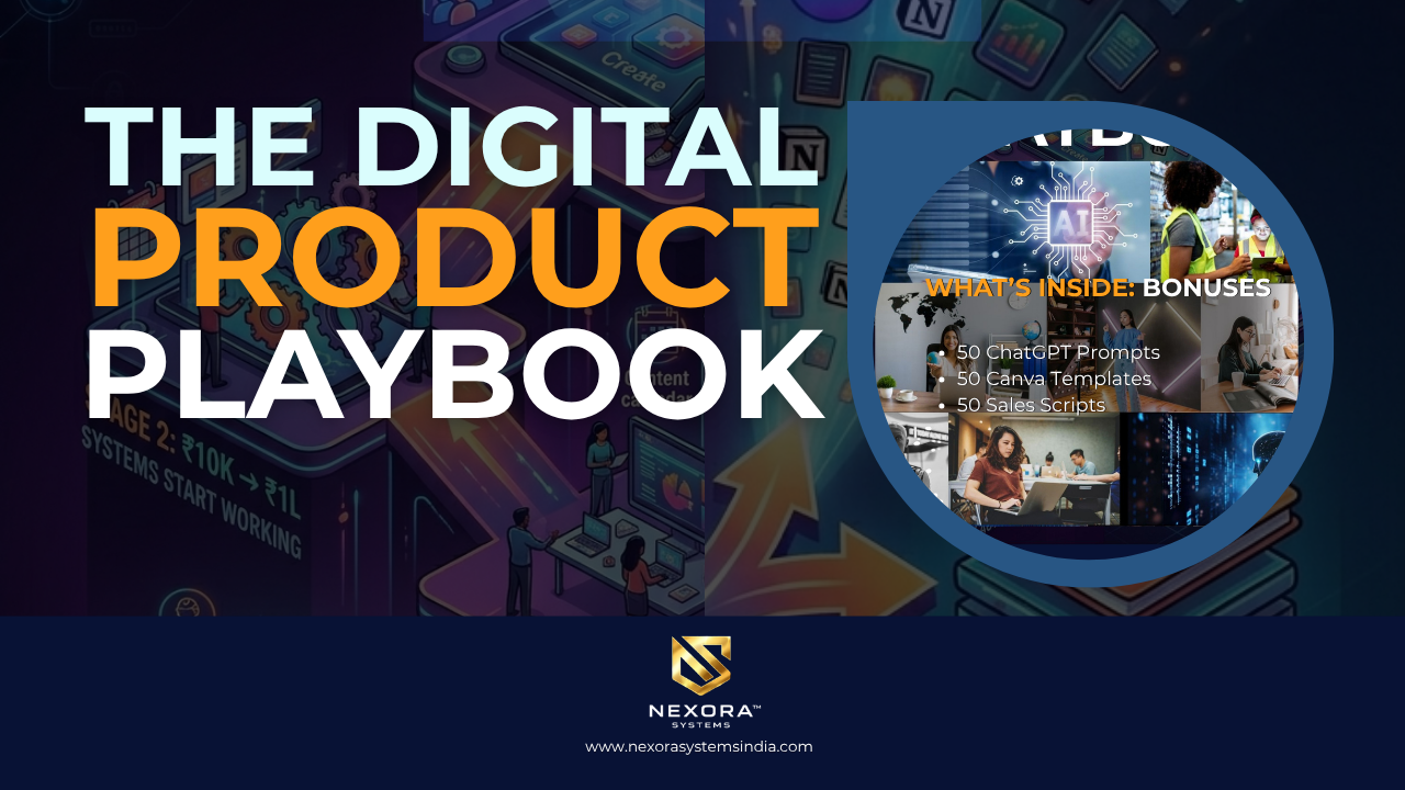 The Digital Product Playbook — Step-by-Step Guide to Creating & Selling Profitable Digital Products Online | Passive Income Ebook